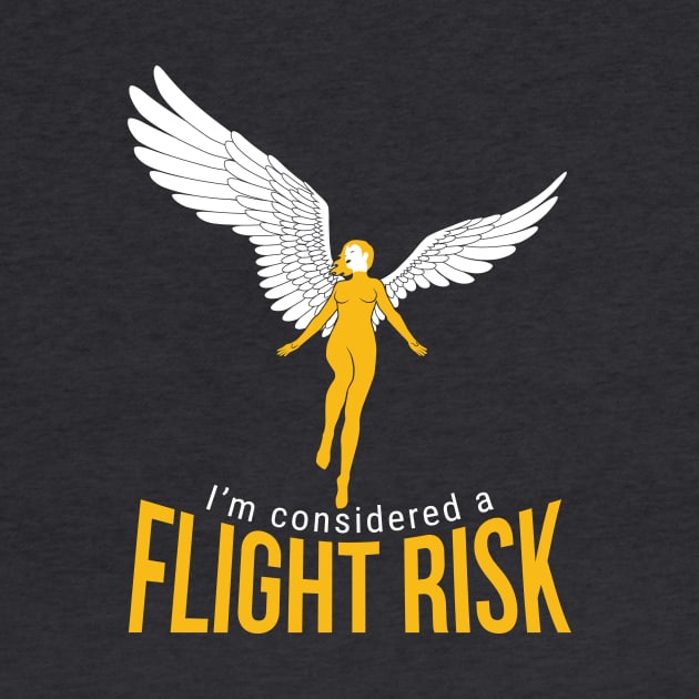 Flight Risk (winged woman) by andyjhunter